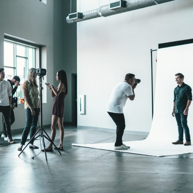 Businessfotos im Fotostudio, die auch als Bewerbungsfotos verwendet werden können